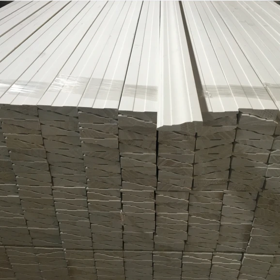 White Primed Chinese Fir Or Radiata Pine For Door Casing