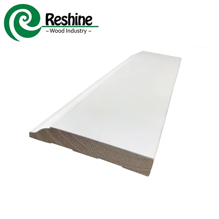wood baseboard bathroom